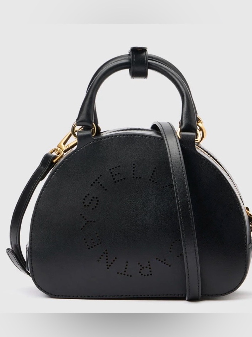 Stella McCartney Logo Top Handle Crossbody Bag